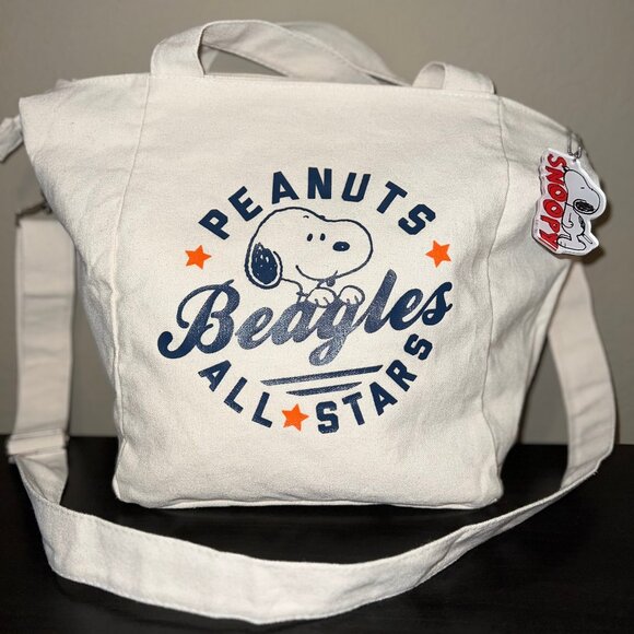 Snoopy canvas material Tote Bag for the Snoopy Fan - Picture 1 of 1